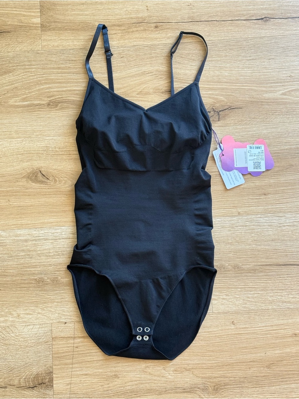 Fabletics Black Shapewear Bodysuit- M/L